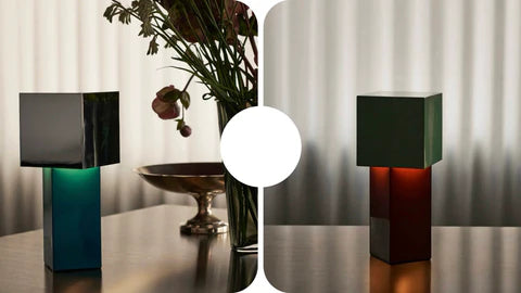 Modern Geometric Dimmable Lamp – Bauhaus Memphis Style Portable Table Light | DECASA by VS