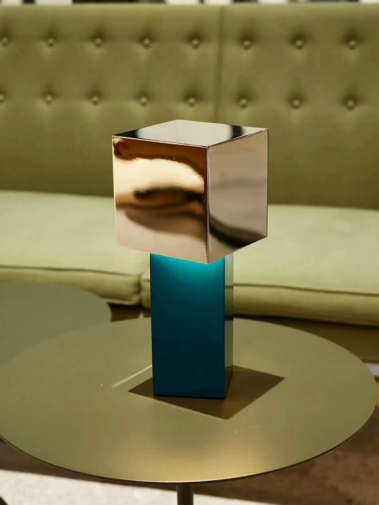 Modern Geometric Memphis Portable Dimmable Lamp - Bauhaus Pivot ATD7 Table Lamp-0