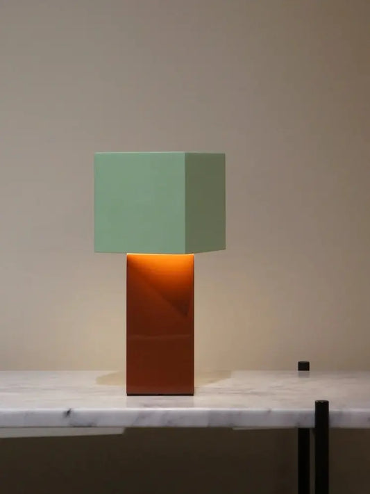 Modern Geometric Dimmable Lamp – Bauhaus Memphis Style Portable Table Light | DECASA by VS
