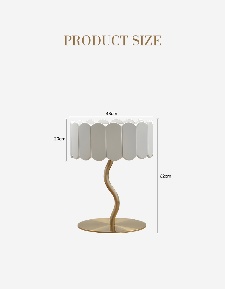 Marbella Scalloped Side Table