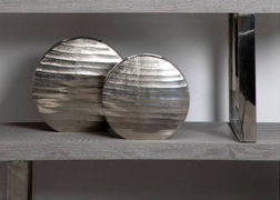 Sorelle Rippled Round Vase