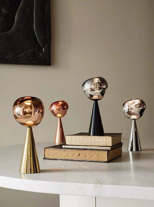 Melt Portable Dimmable Led Table Lamp - Modern Nordic Bedside Lamp different colours